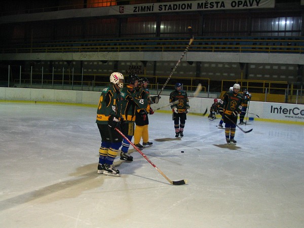 Zápas proti HC Bijci Opava