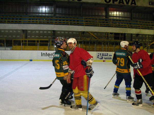 Zápas proti HC Bijci Opava